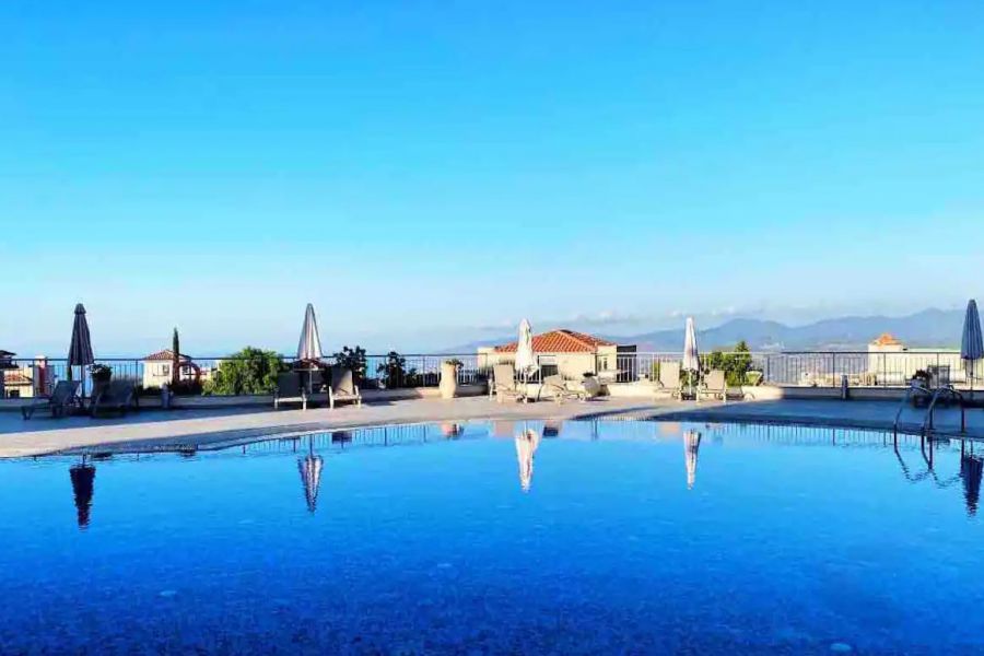 Modern furnished apartment with pool 1 2 guests45 