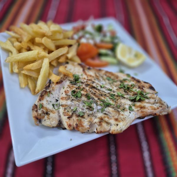 Chicken Filet Fine Dining Experience at Kefaloniti