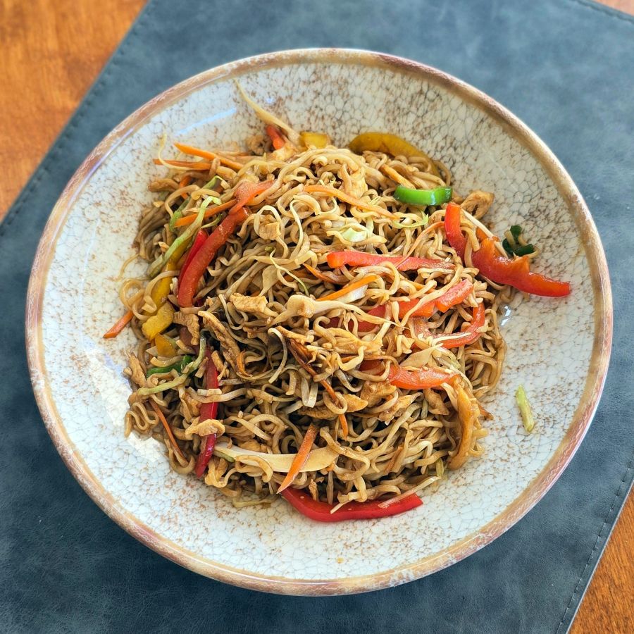 Exquisite Chicken Noodles at Latchis Finest Dining