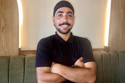 Balraj Deep Singh Waiter Balraj brings the spice n