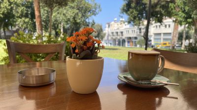 Unwind in the Outdoor Lounge