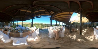 Cozy Garden Seating Under the Mediterranean Sky