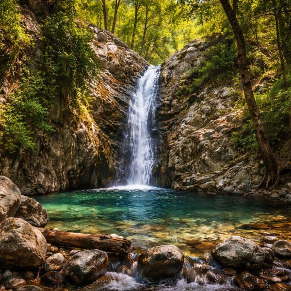 Hidden Waterfall Escape A Natural Gem of Cyprus TE
